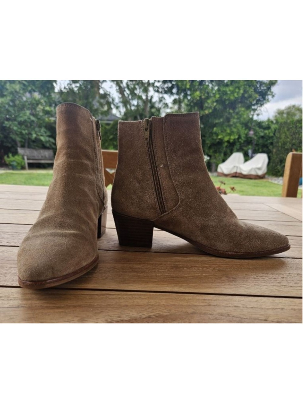 Rag & Bone Rover Zip Booties Size 38.5
